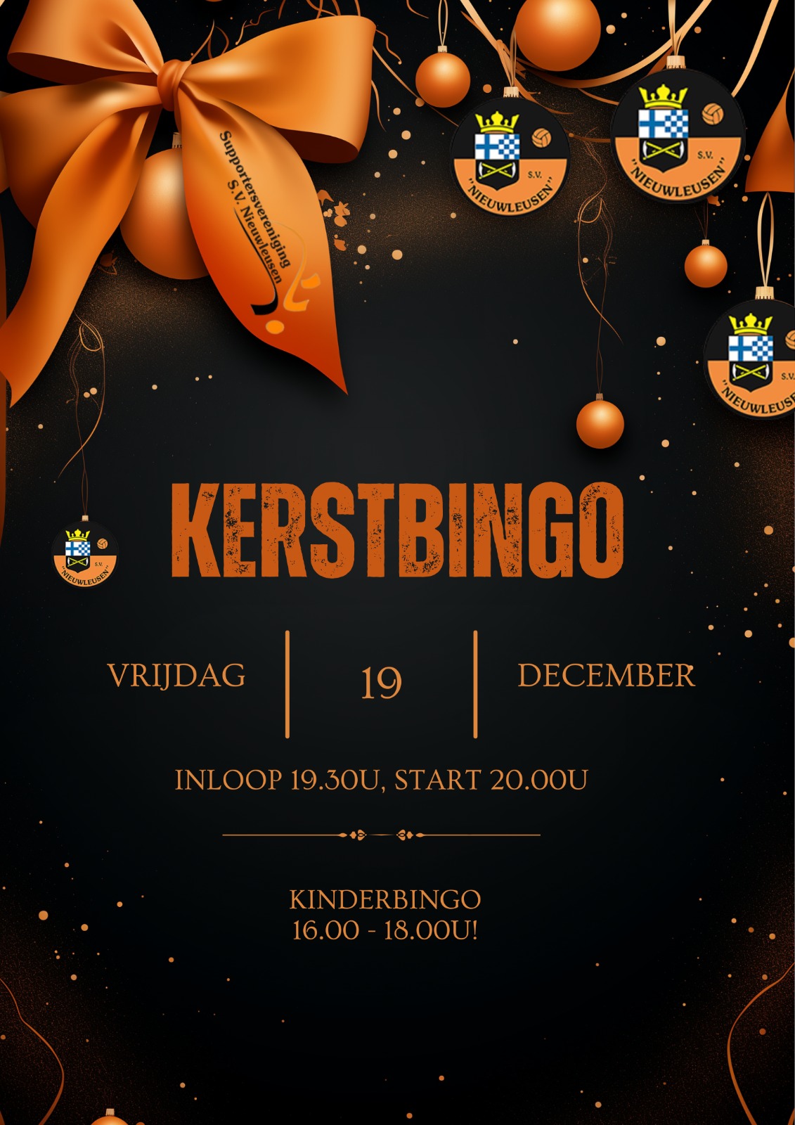 Kerstbingo bij S.V. Nieuwleusen