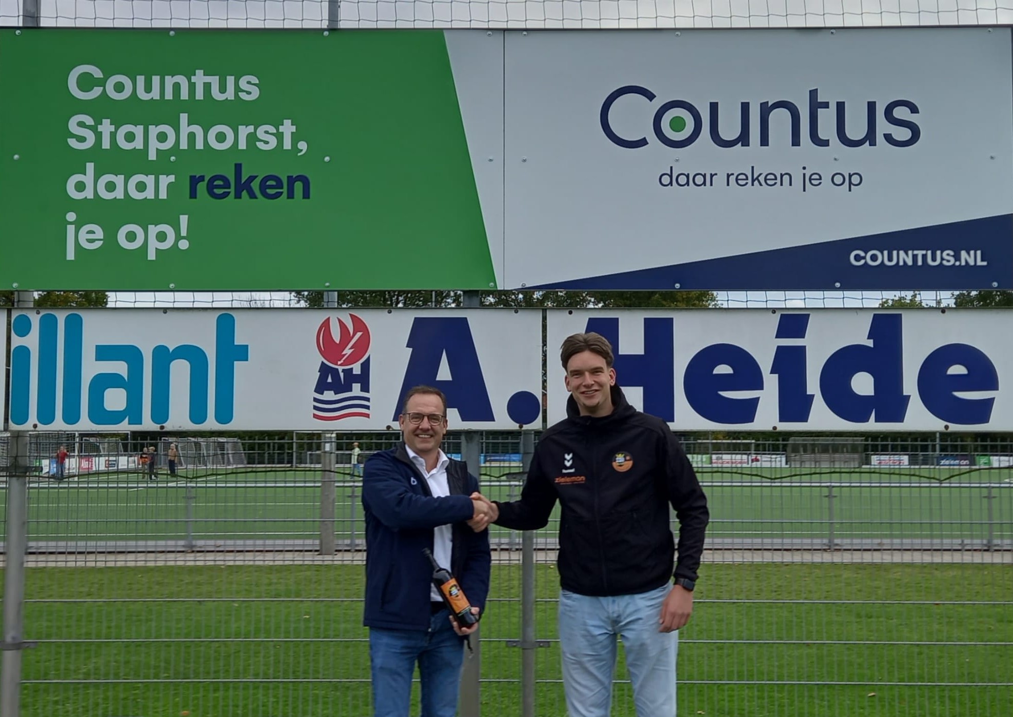 Countus Staphorst gouden pakketsponsor S.V. Nieuwleusen