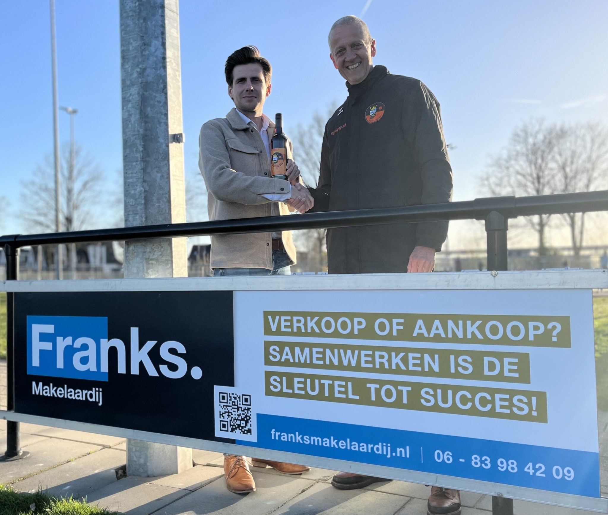 Franks Makelaardij bronzen sponsor S.V. Nieuwleusen