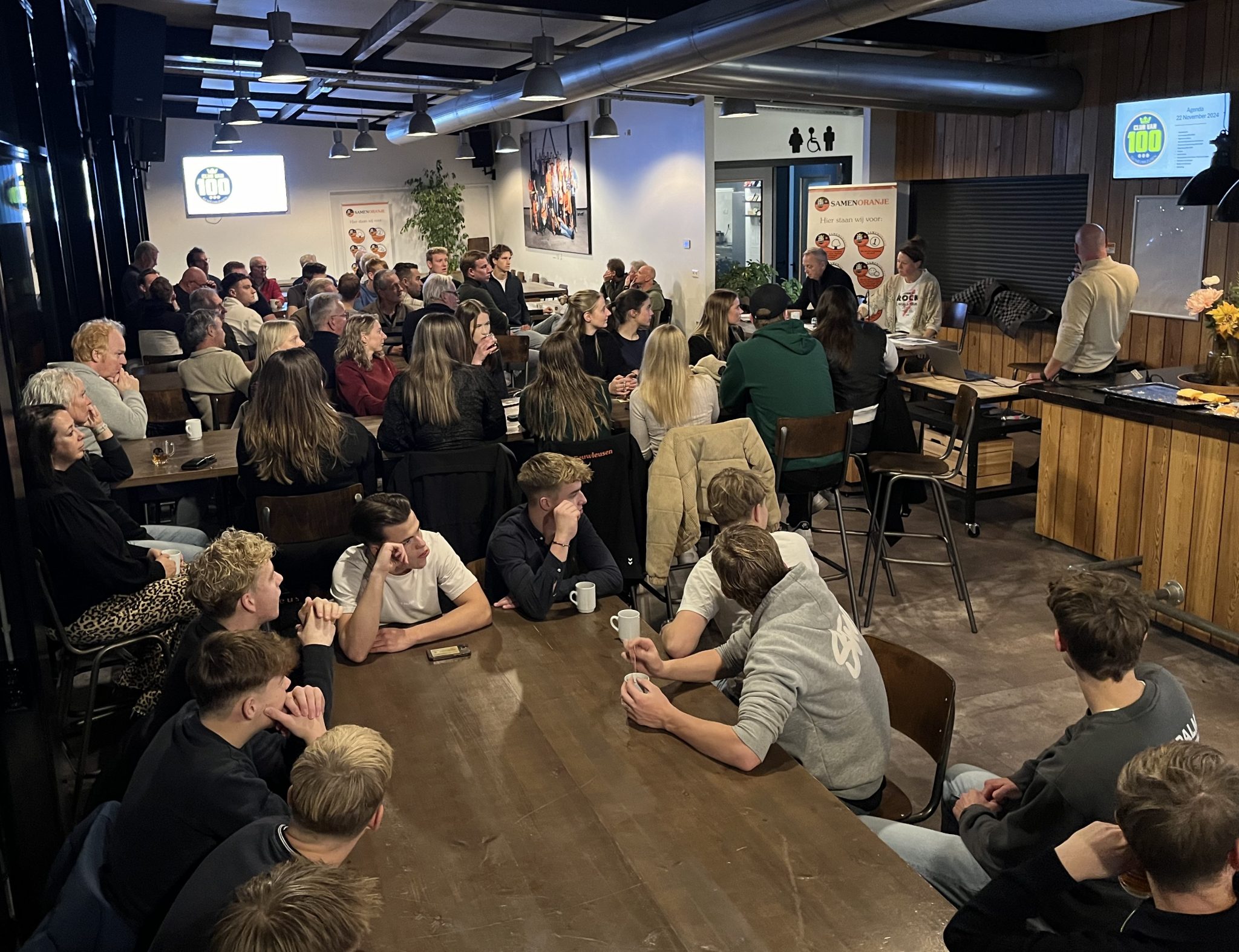 Vrijdag 21 november ledenvergadering Club van 100